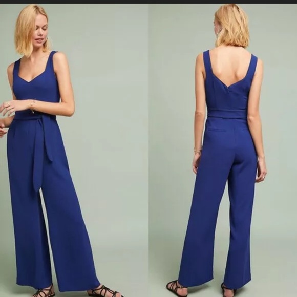 Anthropologie Pants - Anthropologie The Essentials Royal Jumpsuit